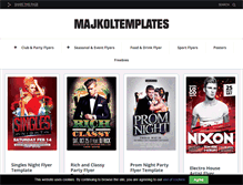 Tablet Screenshot of majkoltemplates.com